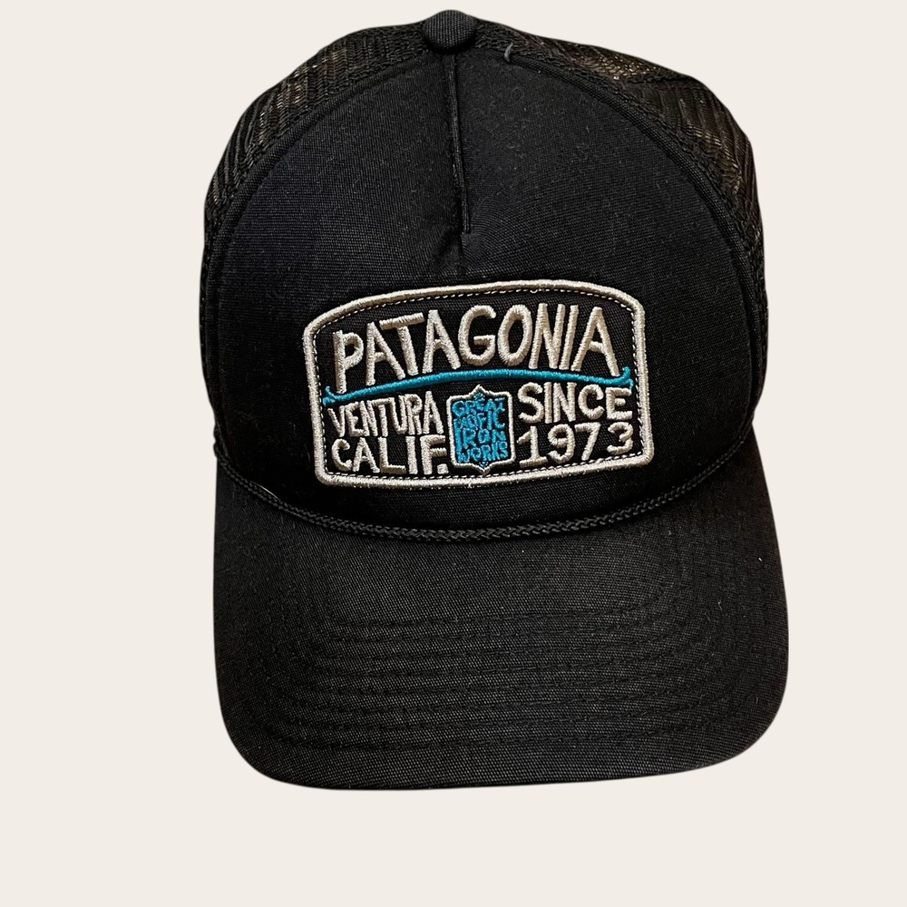 Patagonia Ventura California Great Pacific Iron Works SnapBack Trucker Hat 1973